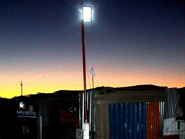 Namibia_Street_Light_at_night